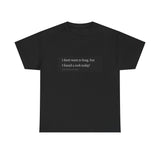 I don't want to brag Unisex Heavy Cotton Tee