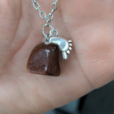 Goldstone Anklet