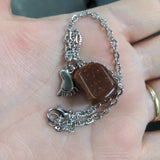 Goldstone Anklet
