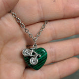 Malachite Anklet