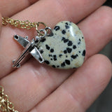 Dalmatian Jasper Anklet