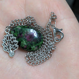 Ruby Zoisite Anklet