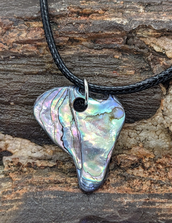 Abalone shell necklace