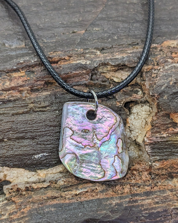 Abalone shell necklace