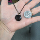 Mahogany obsidian necklace