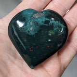 Bloodstone Heart - MJ Rocks and Gems